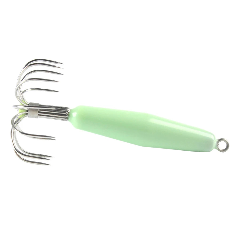 DORISEA OEM Wholeprice Hard Body Squid Luminous Jig Hook for Sea Fishing
