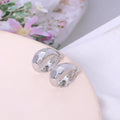 TongLing Fashion Trendy Texture Minimalist Wholesale Jewelry C Shape Clip Earrings Chunky Non-Piercing Earrings