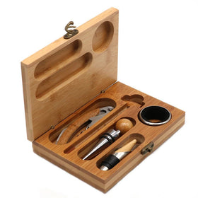 Chess Set Corkscrew Bottle Opener Wine Bottle Opener Gift Set Tool Set Wooden Box