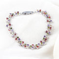 2023 Best Trendy Style Custom Design Colorful Stone Fashion Bracelet for Women and Men Brass Metal Jewelry