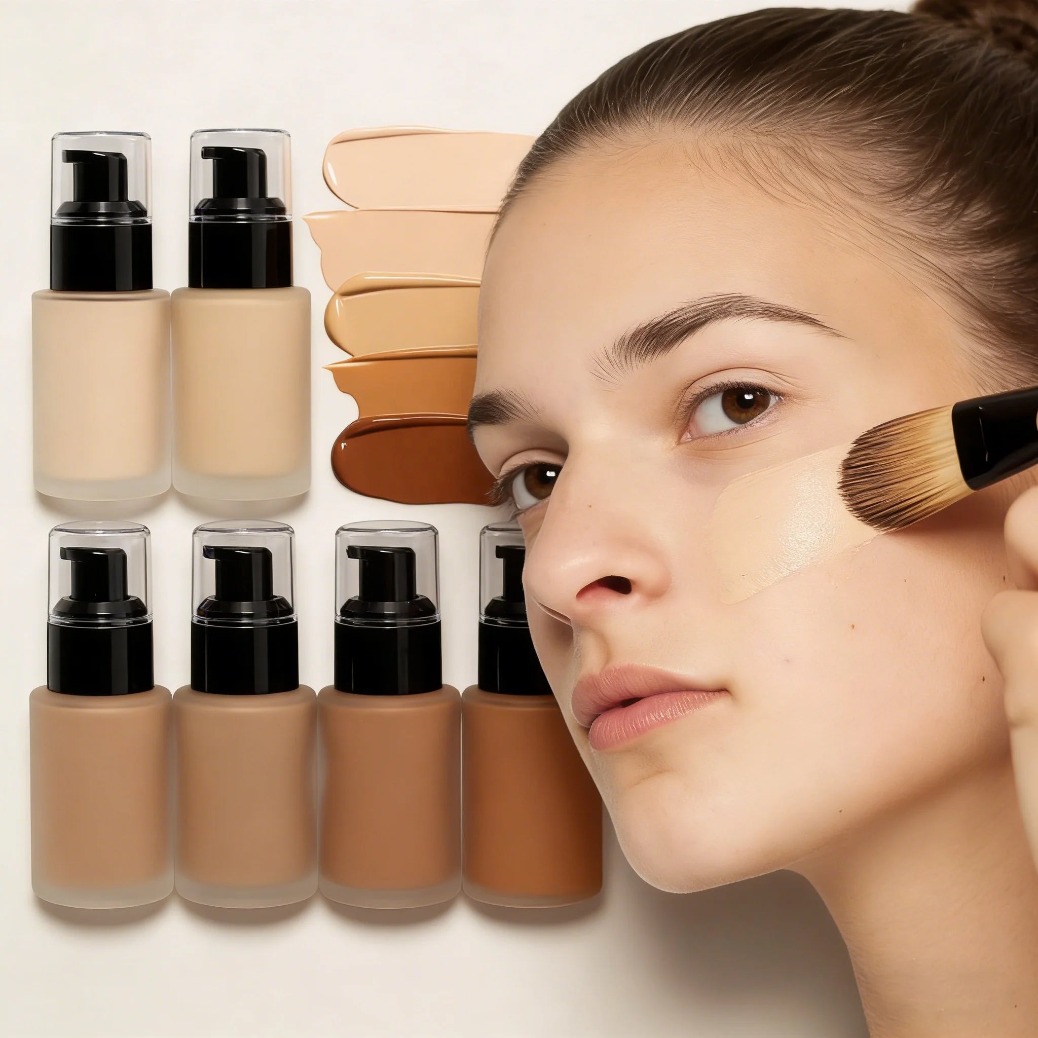 Hot-selling Correct Sunscreen SPF30  Face Skin Tone Foundation Long Lasting Liquid Foundation