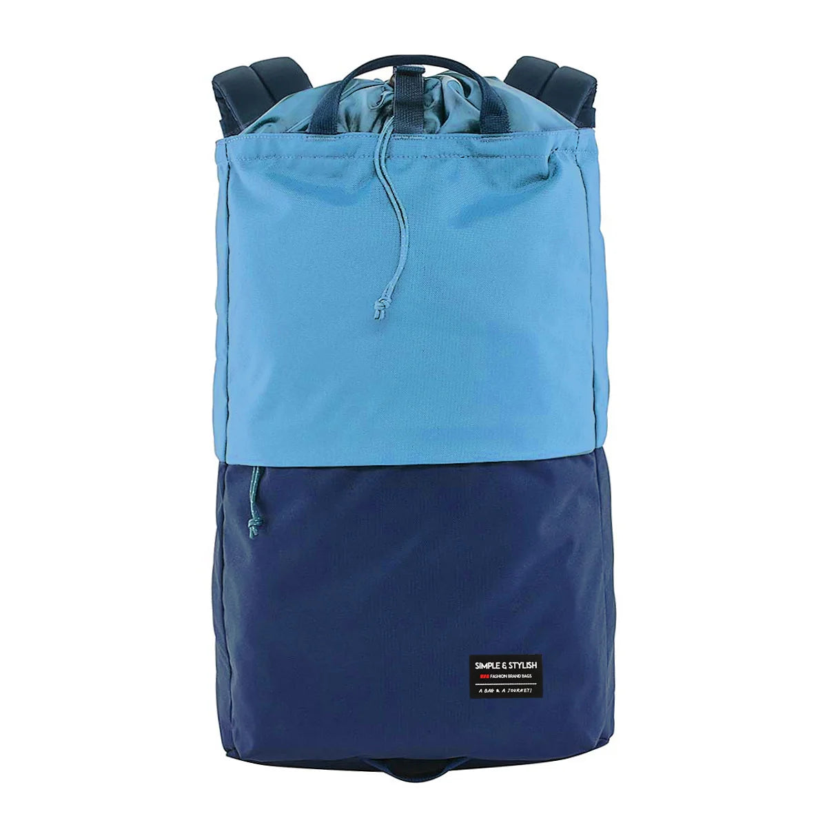 Fashionable Sports Backpack Drawstring Waterproof Gym Bag for Boys Girls Casual Daypack for Students Outdoor Rucksack Polyester
