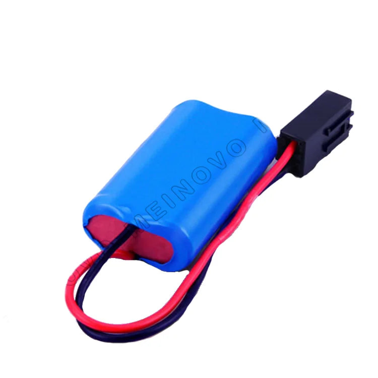 18650 2400mAh 7.4V Cylindrical Lithium Ion Battery Pack with BMS for Electronic Toys