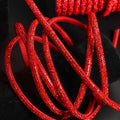 SINONG 4mm 5-Row Rhinestone Rope Flat Back Half Round Flash Tube for DIY Shoe Bag Garment & Processing Accessories