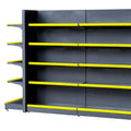 Single Double Display shelves Grocery Price Cheap Supermarket Display Racks Light Duty Gondola shelving