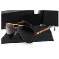 Factory Direct Sale MEIJIN Mjt20 Men's Sunglasses New Double Bridge Metal Frame Polarized UV400 Red Outdoor Cycling Fashionable