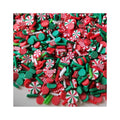 Christmas Mints Candy  Clay Slices Sprnkles for Diy Slime Filler Crafts Shaker Cup Accessories
