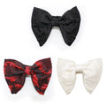 Luxury Black Large Mens Bowtie Wedding Party Oversize Bow Tie for Men