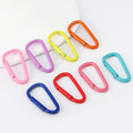 Promotional Aluminum Alloy D Shape Climbing Carabiner Clips Mini Lock Snap Hooks Spring Link Key Chain