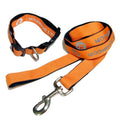 Custom Logo Fashion Simple Pet Leashes Adjustable Dog Collar & Reflective Safety Buckle Durable Polyester Material for Cats Dogs