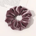 Wholesale Cheap Hair Accessories Big Elastic Hair Ties Custom Velvet Scrunchies
