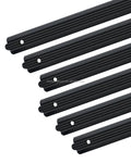 New Black Aluminum Frameless Safety Guard Railings Modern Design Customizable Color for Stairs and Balconies 25pcs