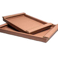T-254 Luxury Leather Small Desktop Storage Catchall Organizer Eco-Friendly Decorative Tray for Entryway Table for Camping