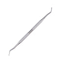 FOCSTAR Double-Ended Stainless Steel Silver 12.8cm Ingrown Nail Tools Nail Gel Polish Remover Cuticle Pusher Cleaner Customized