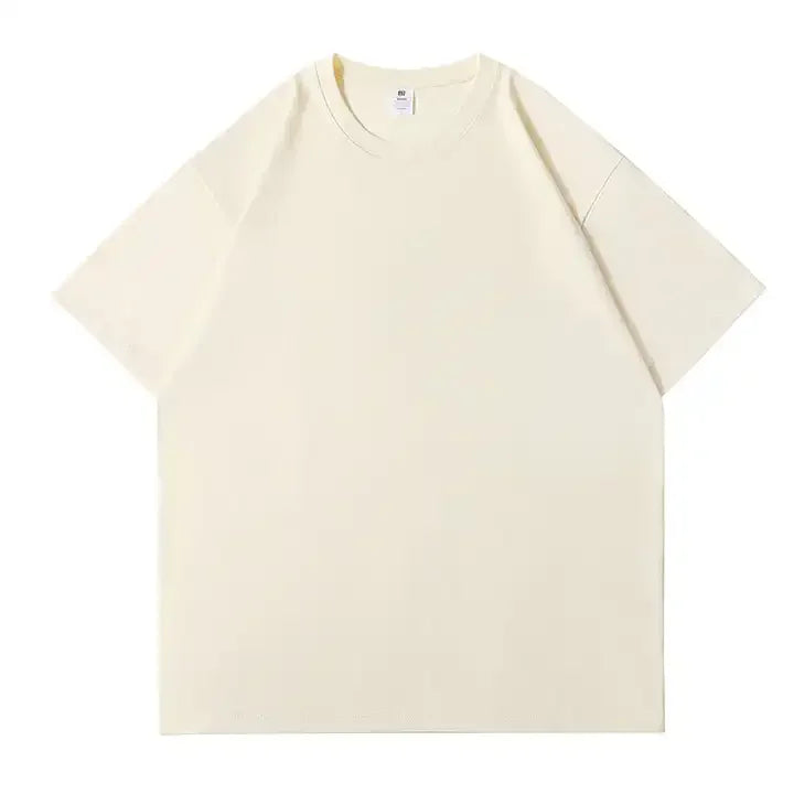 Customizable 100% Cotton Unisex T-Shirt High Quality Formal Style Oversized Fit with Custom Logo Print Blank Woven Fabric