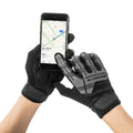 ROCKBROS Bicycle Gloves SBR 6mm Thickened Pad Shockproof Breathable GEL Unisex Full Finger Spring Sport MTB Gloves