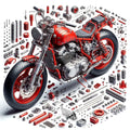 Customized Motorcycle Metal Parts Machining Services Offering Surface Treatment Anodizing Polishing Spraying Turning and Milling