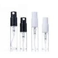 Wholesale Small Empty 2ml 3ml Black White Tester Perfume Glass Mist Spray Bottles