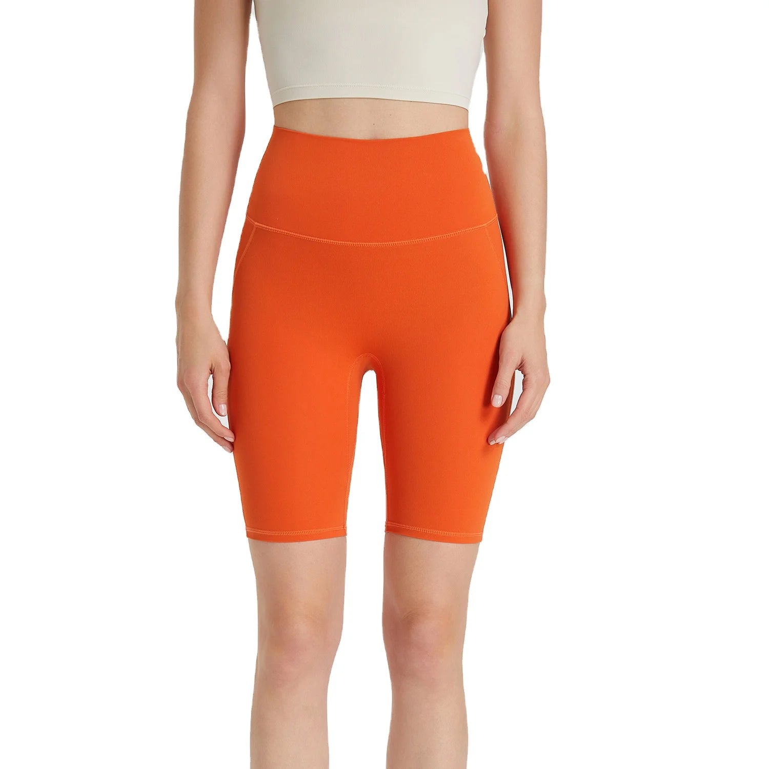 Panties One-piece Yoga Pants Track Feeling After the Pocket Quarter Pants Peach Hip Lifting Tight Movement