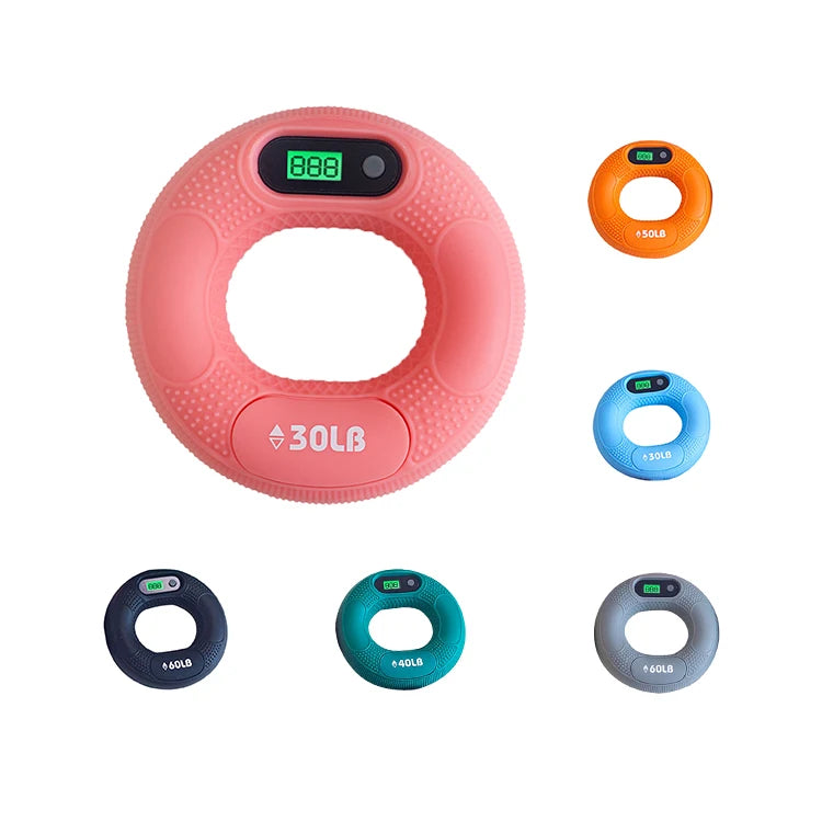 Yoga Exercise Equipment Silicone O Shape Hand Grip Strengthener Rings