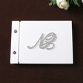 Wedding Decoration Wholesale Acrylic Cover Guest Book with Laser Cut Monogram Names for Wedding