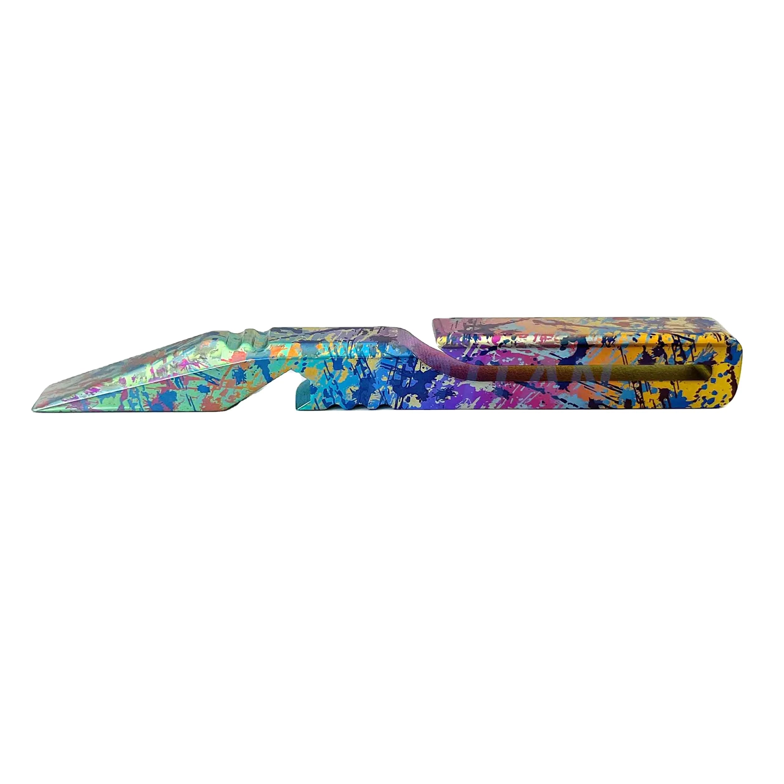 Titanium Alloy TC4 EDC Gear Hand Tools Corrosion Resistant CNC Machined Pry Bar & Pocket Stick