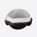 Wholesale Factory Price 100% Human Indian Hair Toupee for Men Breathable Fine Mono PU Perimeter Natural Hairline Body Wave 6