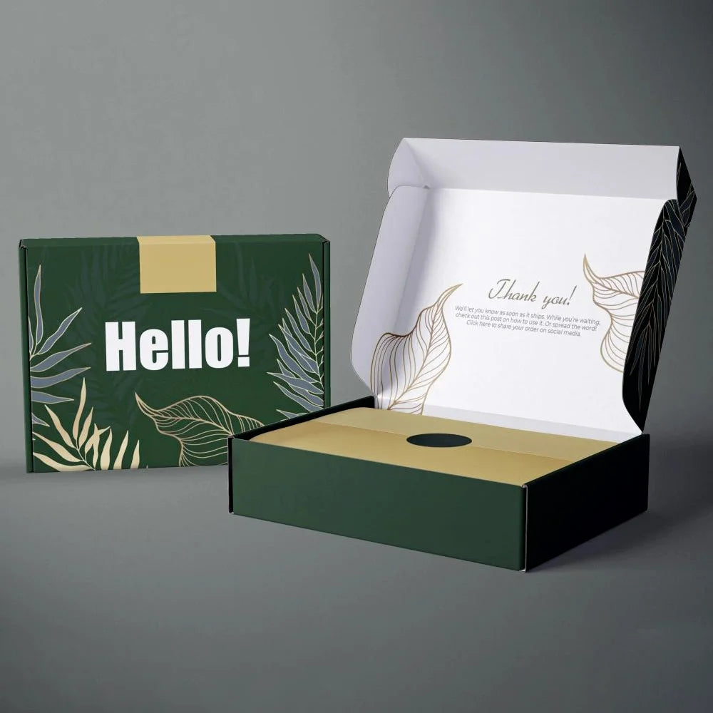 Free Sample Large Custom Logo Cardboard Mailing Corrugated Shipping Paper Box Packaging Boxes for Small Business
