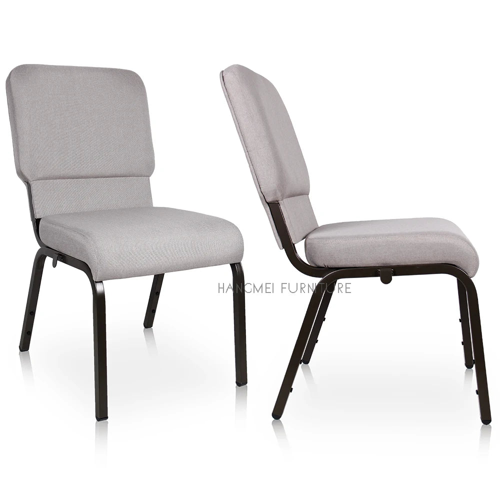 Foshan Factory Modern Church Chair with Interlocking Stacking Design Metal Bookrack Tablet Wholesale Cheap Theater Furniture
