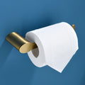 Modern 304 Stainless Steel Toilet Paper Roll Holder in Black for Bathroom and Kitchen Use