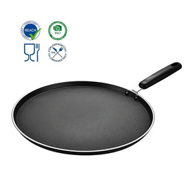 33/36cm Aluminum Non-stick Pizza Pan Aluminum Omelette Egg Pancake Pan with Handle