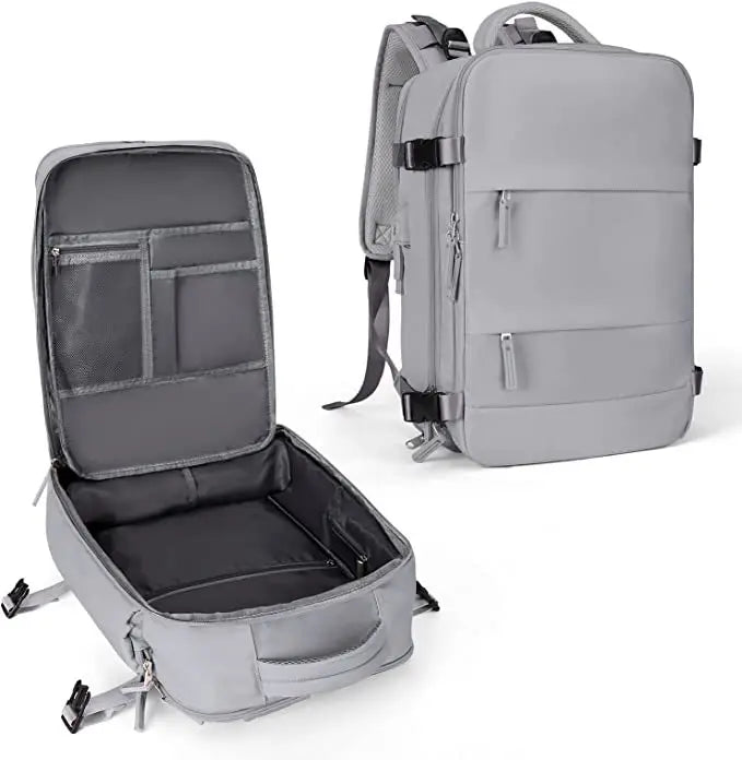 Large Travel Backpack with Shoe Compartment Carry on Backpack Hiking Women Carry on Backpack