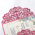 Custom Unique Design Laser Cut Personalized Wedding Invitations Card Congratulations Birthday Greeting Card