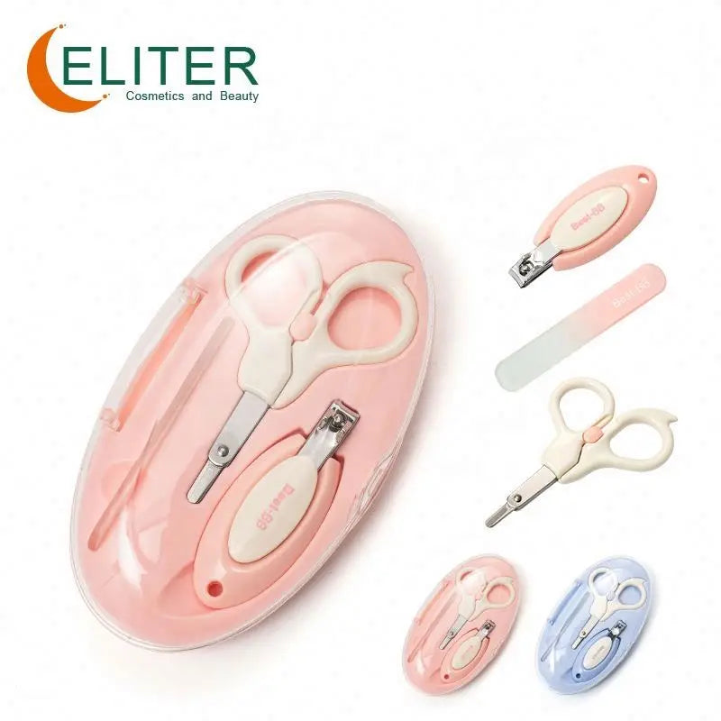 Eliter Hot Sell Wholesale Eco-friendly 3 in 1 Baby Care Grooming Kit in Manicure Set Baby Manicure Set Nail Kit