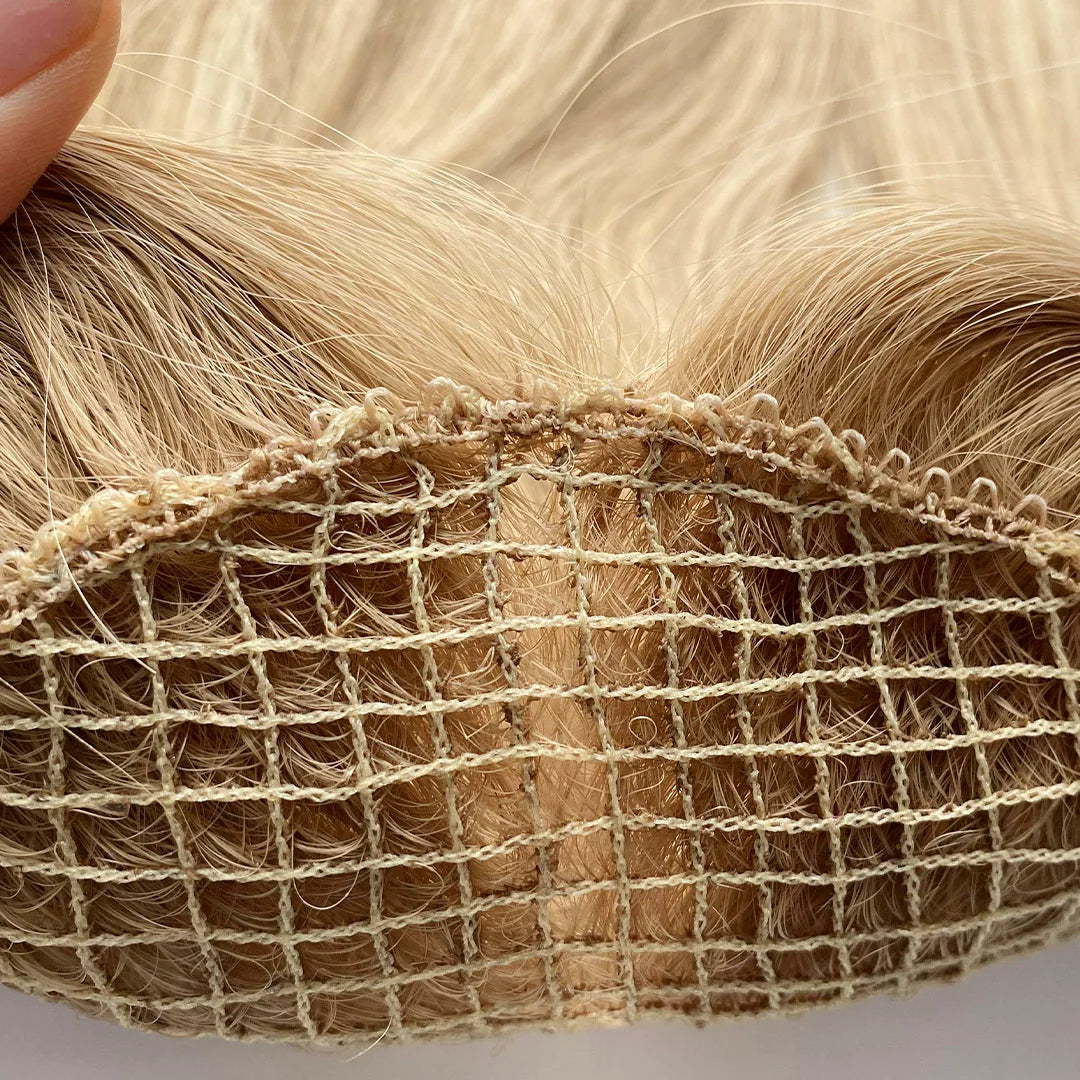 Factory Wholesale  Price Topper Micro Line Toppers Breathable Toupee for Women Lace Fish Net Hair Piece