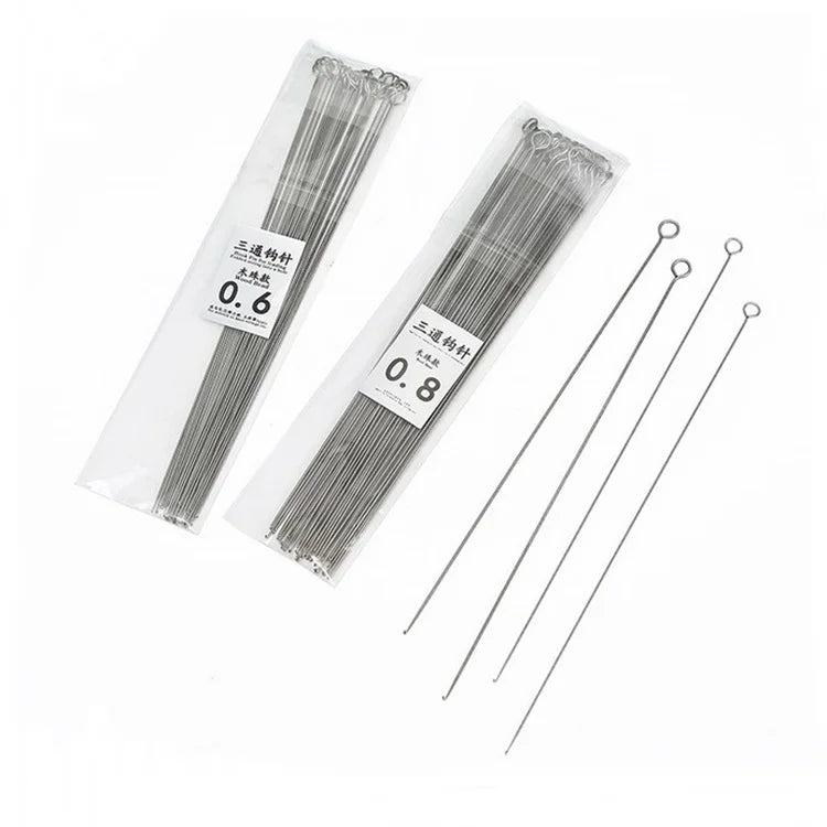 Wholesale Jewelry Makings DIY Tool Stainless Steel Hook Beading Needles for Beads Pearls Threading String