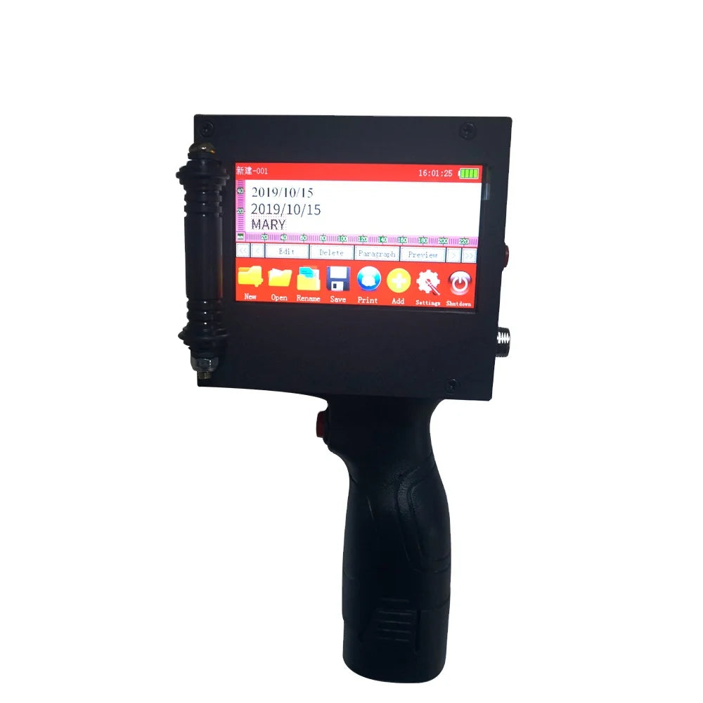Willita 5cm 50.8mm Portable Hand Jet Printer Barcode Handheld Inkjet Printer Expiry Date Logo Number Printer