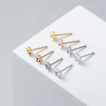 925 Sterling Silver Flower Shape Ear Studs Findings Pearl Earrings Base Cup for Earrings Making