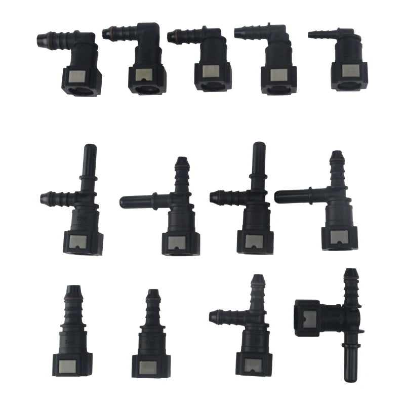 7.89mm Auto Car Fuel Line Hose Coupler Quick Release Connect Connector with ID 3mm to 10mm Fit for All  Car Truck Styling