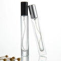 10ml Small Empty clear Thick clear Glass square Round Spray Perfume Bottle Custom Perfume Glass Bottle