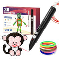 Handheld Printing Pen Interactive Magic Gift Plug-in 3D Pen Plastic 3D Printing Pen With LCD Display Screen