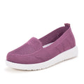 Women's Solid Color Fashion Flat Shoes Mesh Breathable Ladies Casual Shoes Outdoor Women's Comfortable Anti-slip Walking Shoes