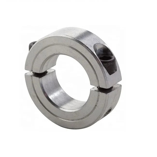 Custom 10mm 22mm Aluminium Split Ring Stop Collar Drill Bit Shank Depth Stop Metal Clamp Collars for Spline Shafts