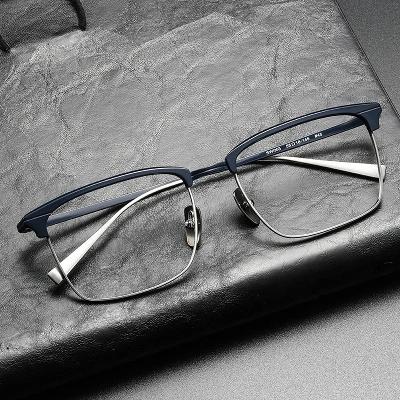 SWING High-end 2023 Men and Women Blue-light Frames Pure Titanium Frames  Stylish  Glasses