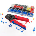 1200 PCS Cord End Tube Wire Stripper Crimper Pliers HSC8 6-4A Ferrule Tubular Terminal Hand Crimping Tool Kits