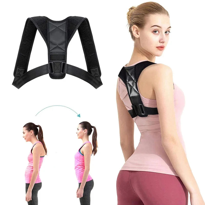 Back Posture Correction Belt Hunchback Prevention Correction of Sitting Posture Unisex Breathable Body Shaping