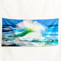 100% Cotton Personalized Wholesale Factory Summer Luxury Swimming Custom Printed logo Cotton Beach Towel Custom Print