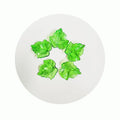Assorted of Green Leaves Acrylic Pendants Clear Transparent Color with Hole for Crafts Making Diy Accessories