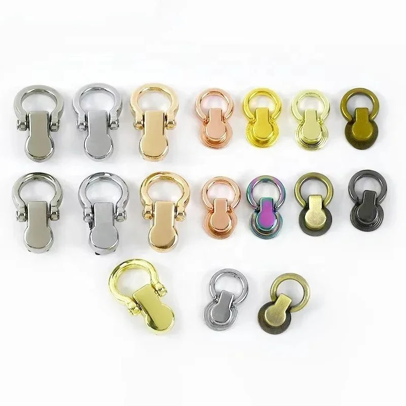Deepeel BF798 8X24mm Handbag Hardware Accessories O D Ring Screw Ring Bag Chain Connector Rivet Buckle Adjustable Waterproof