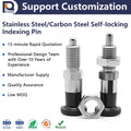 PXYKN SXKN Stainless Steel Carbon Steel Precision Self-locking Index Pin Lock-Out Ball Lock  Pin